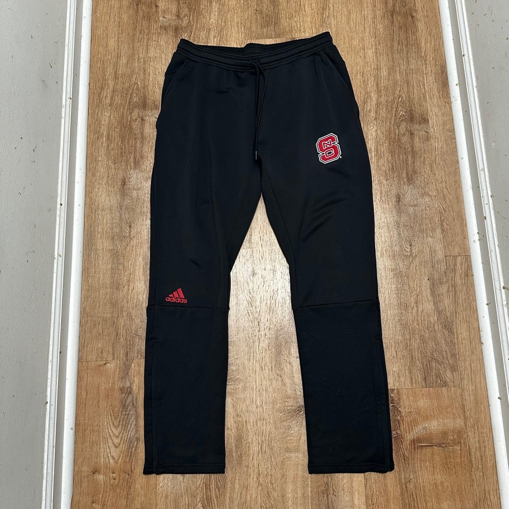 Adidas x NC State | Men's Wolfpack Black Climalite Training Pants, Size L